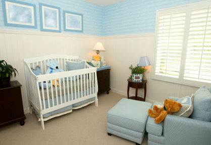 Interior of a nursery