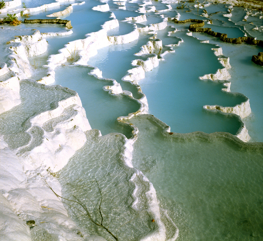 Travertenler, Pamukkale, Türkiye