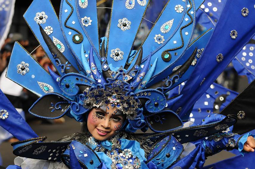 Revelers Gather For Banyuwangi Ethno Carnival 2013
