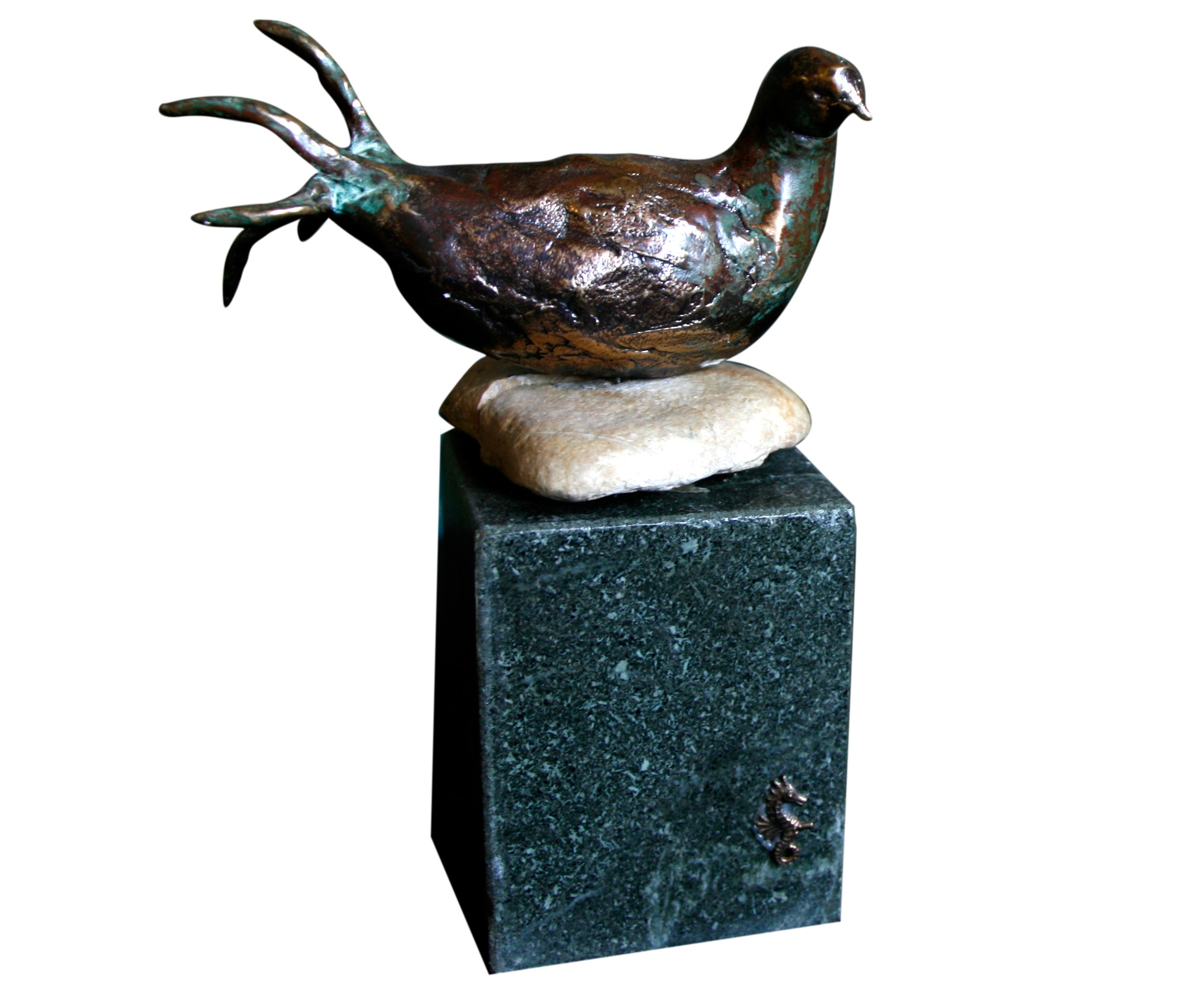 deniz-kusu-20-00x20-00x22-00cm-bronz-dokum-imzali-mermer-kaide-uzerine-dogal-deniztasi